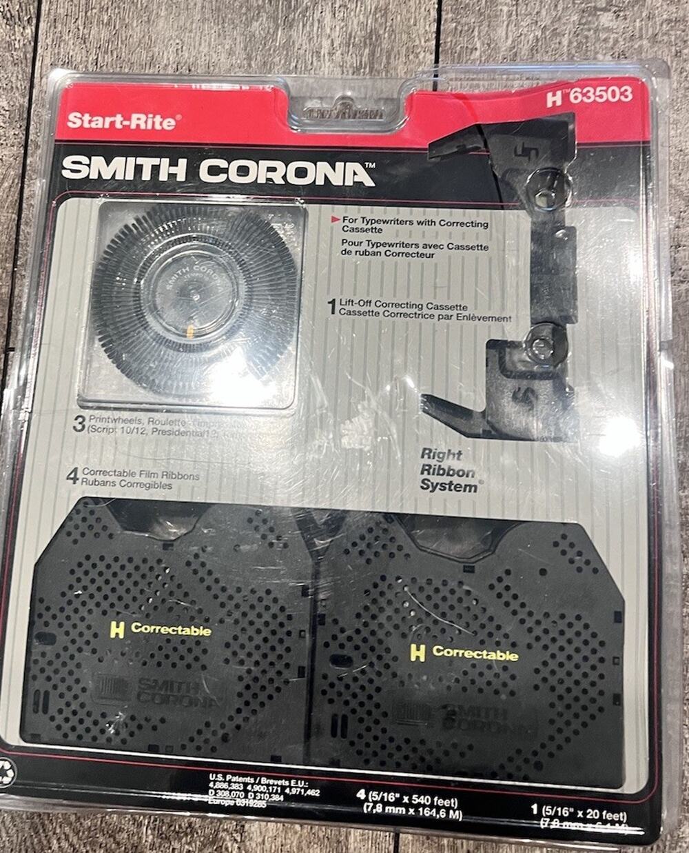 SMITH CORONA START-RITE H63503 TYPEWRITER CORRECTING SYSTEM NEW Read Descr